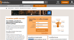 Desktop Screenshot of emploi-public.publidia.fr
